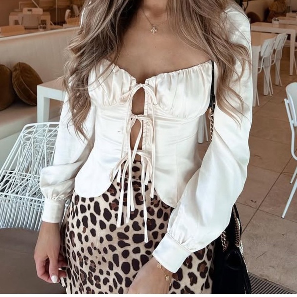 Romantic Ivory Blouse